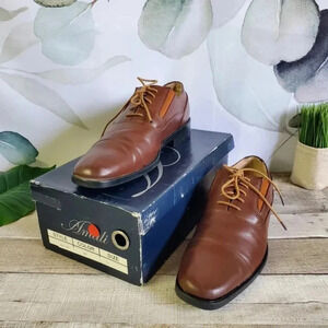 AMALI | Lace-Up Dress Shoes in Tan/Brown Style 1843-028 sz 11